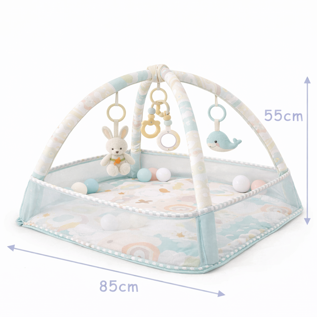 PlayNest™ Baby Activity Gym – Sensory Play Mat