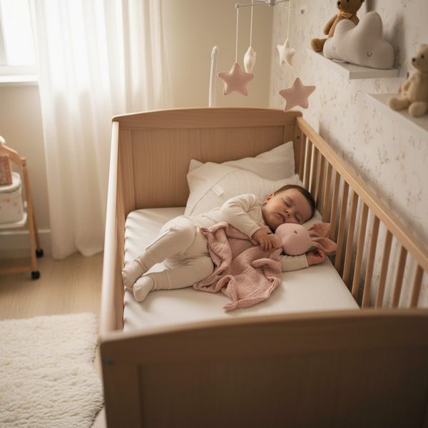 Organic Muslin Bunny Lovey for Calm Nights