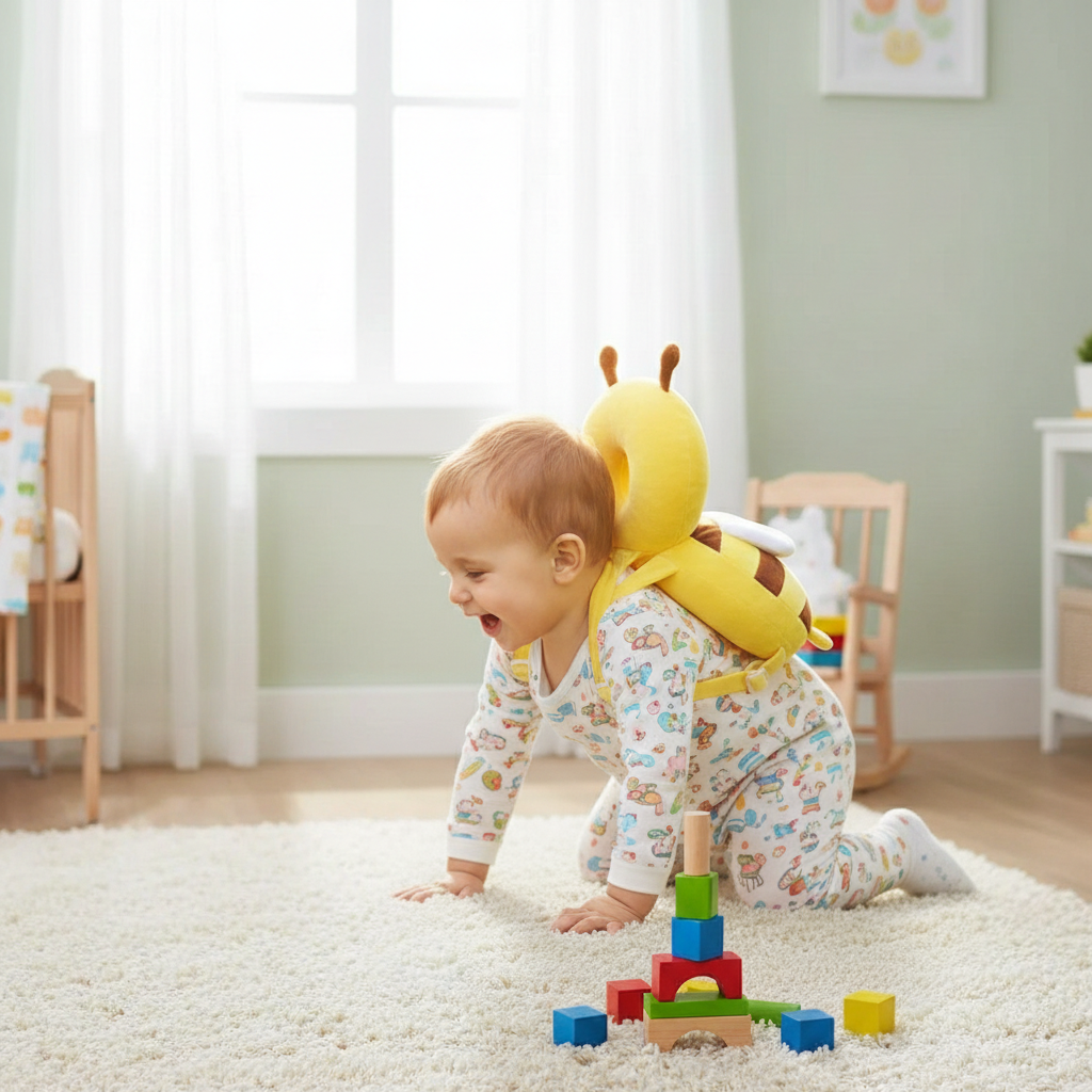 SafeStep™ Baby Head Protector Backpack